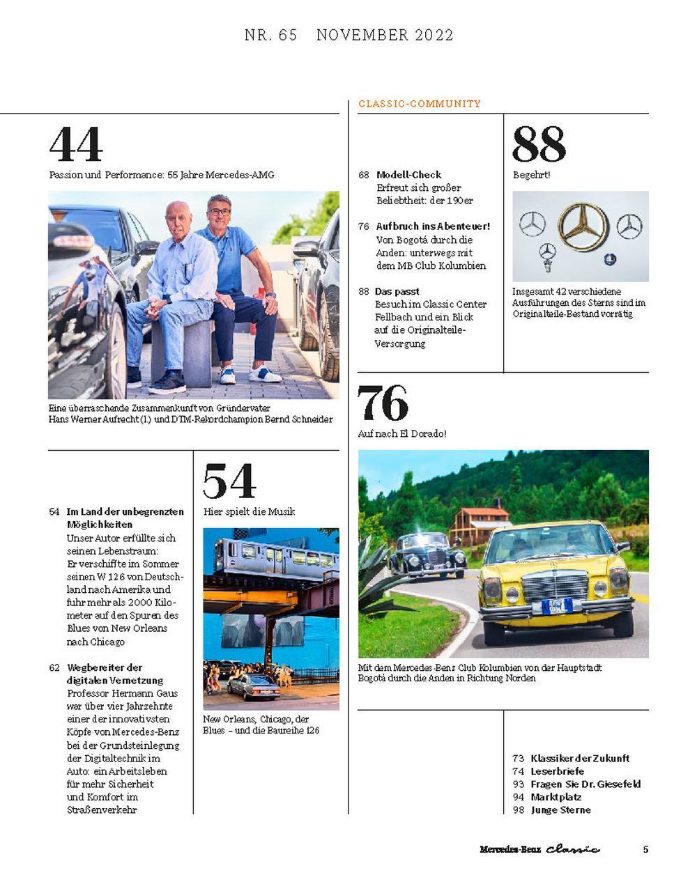 Classic Magazin Deutschland 2022-02 Mercedes Benz Simplex 40 PS W 194