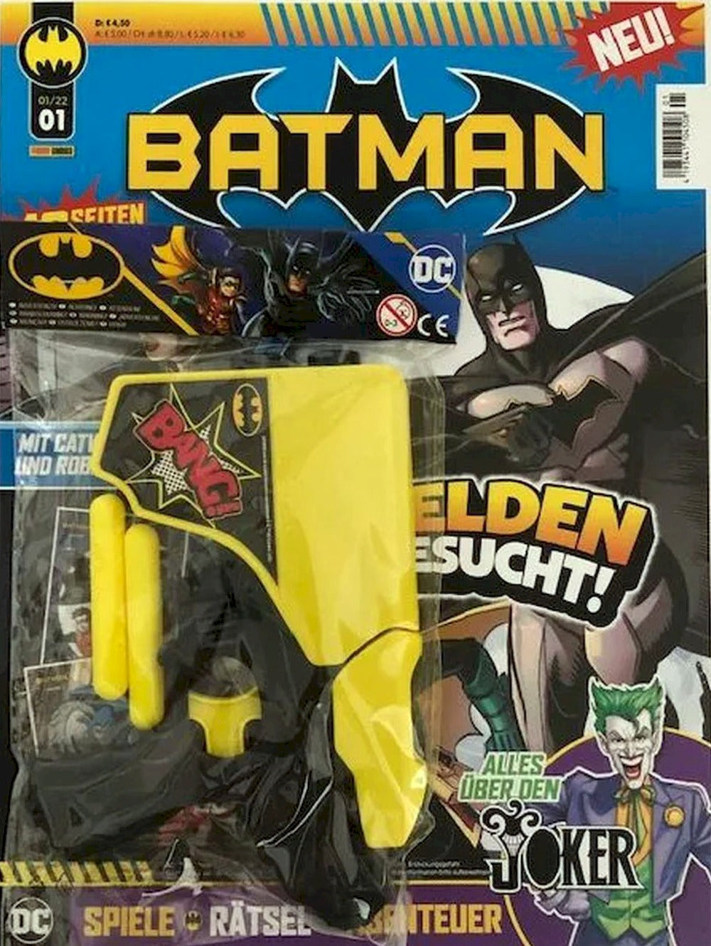 Batman Magazin Deutschland 2022 #1 Dart-Blaster + Gimmick