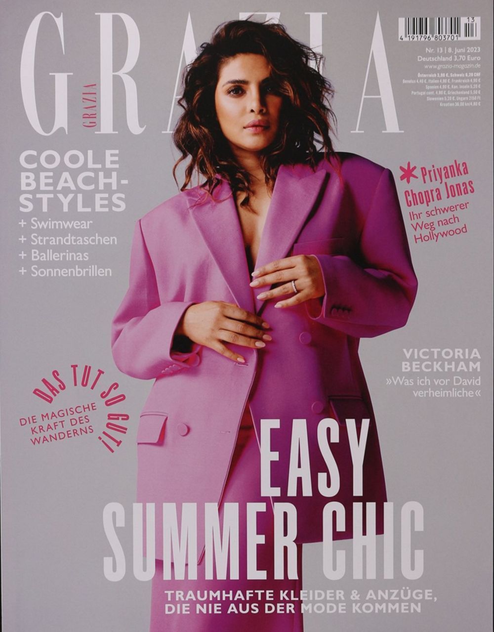 Grazia Magazin Deutschland 2023-13 Priyanka Chopra Jonas Victoria Beckham