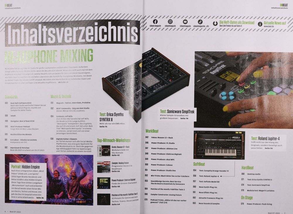 Beat Magazin Deutschland 2023-07 Jeff Mills