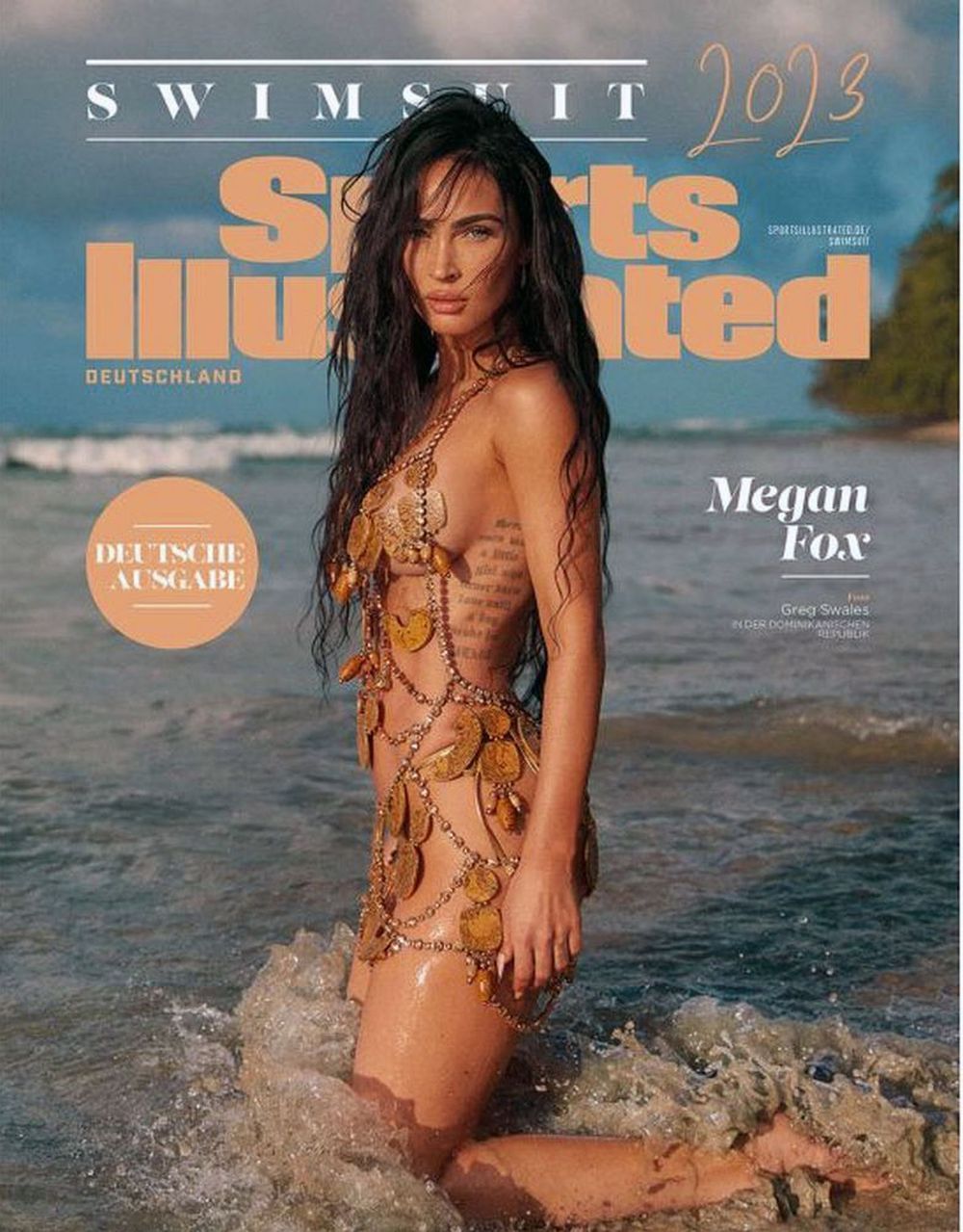 Sports Illustrated Swimsuit Ausgabe Deutschland 2023 Megan Fox