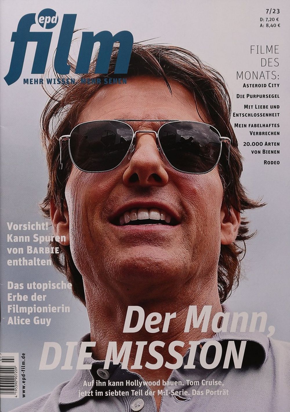 EPD Film Magazin Deutschland 2023-07 Tom Cruise Alice Guy