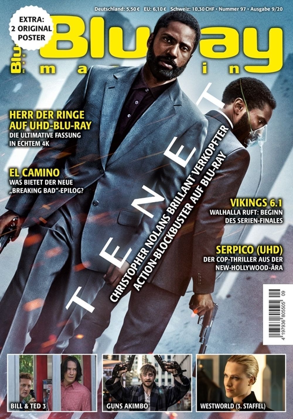 Blu Ray Magazin Deutschland 2020-09 John David Washington Tennant