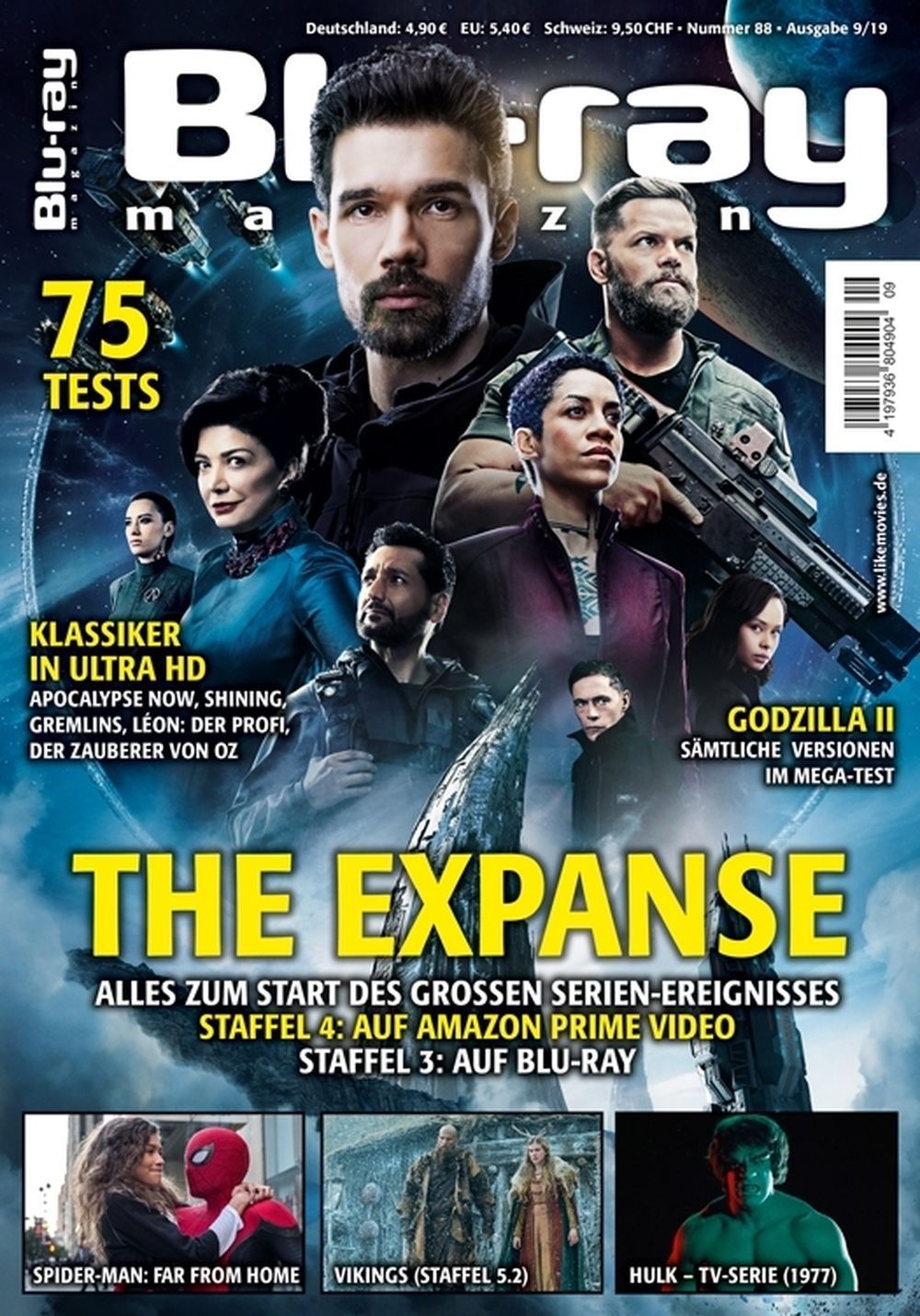 Blu Ray Magazin Deutschland 2019-09 Spider Man Hulk