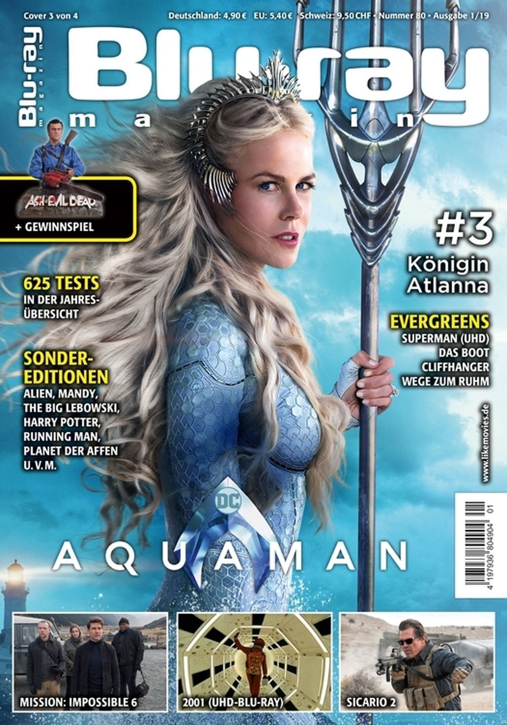 Blu Ray Magazin Deutschland 2019-01 Aquaman Sirena Irwin