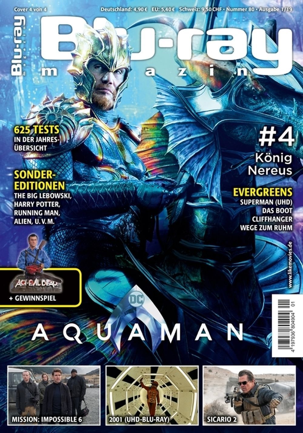 Blu Ray Magazin Deutschland 2019-01 Aquaman Dolph Lundgren