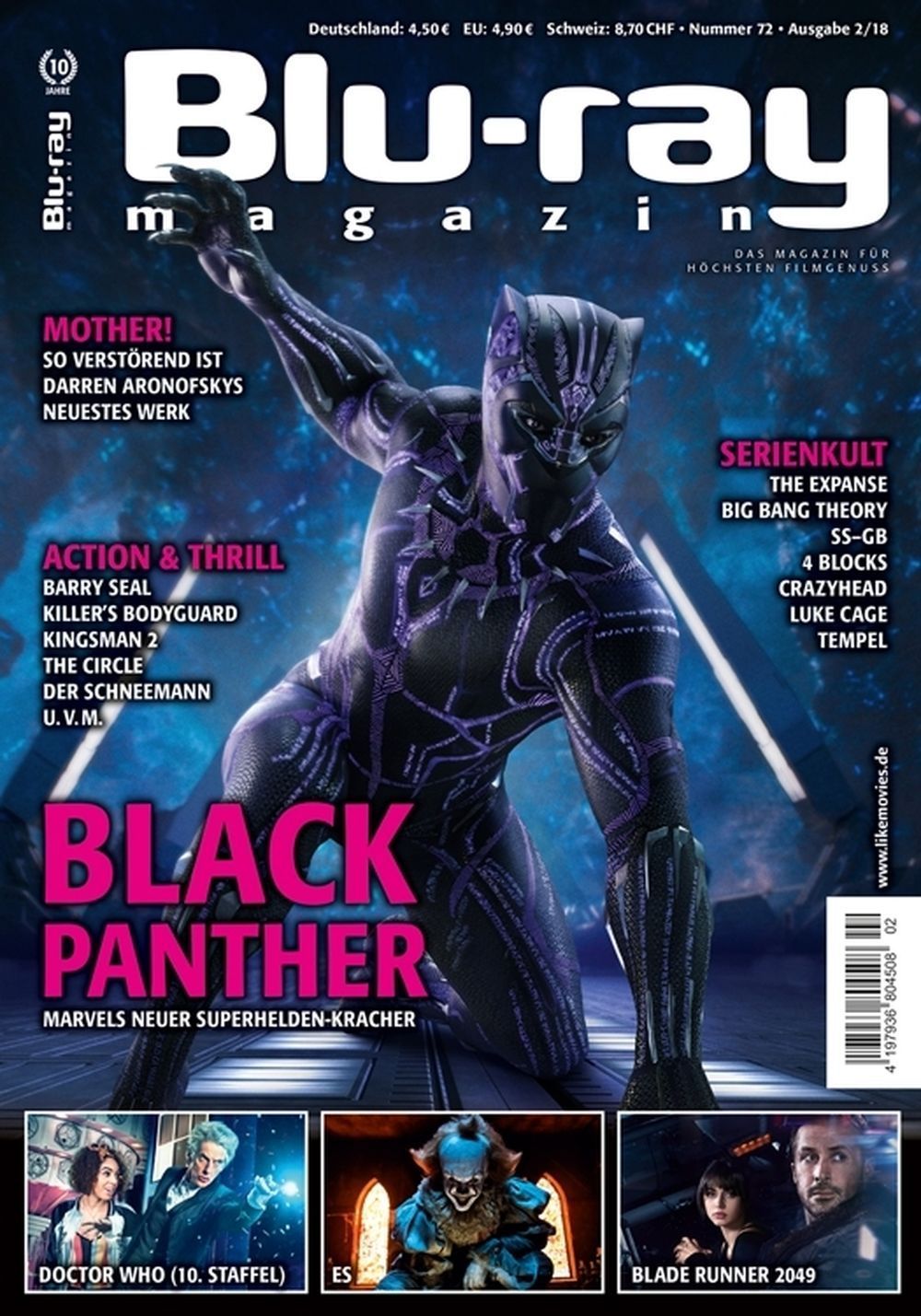 Blu Ray Magazin Deutschland 2018-02 Black Panther