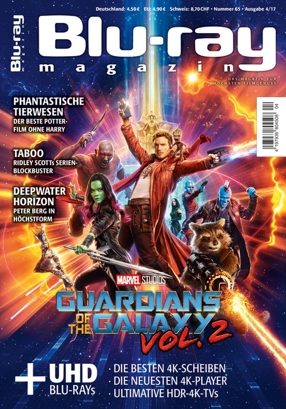 Blu Ray Magazin Deutschland 2017-04 Guardians Of The Galaxy Vol. 2