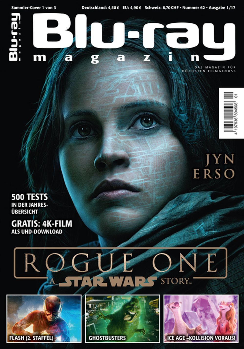 Blu Ray Magazin Deutschland 2017-01 Felicity Jones Star Wars Rogue One