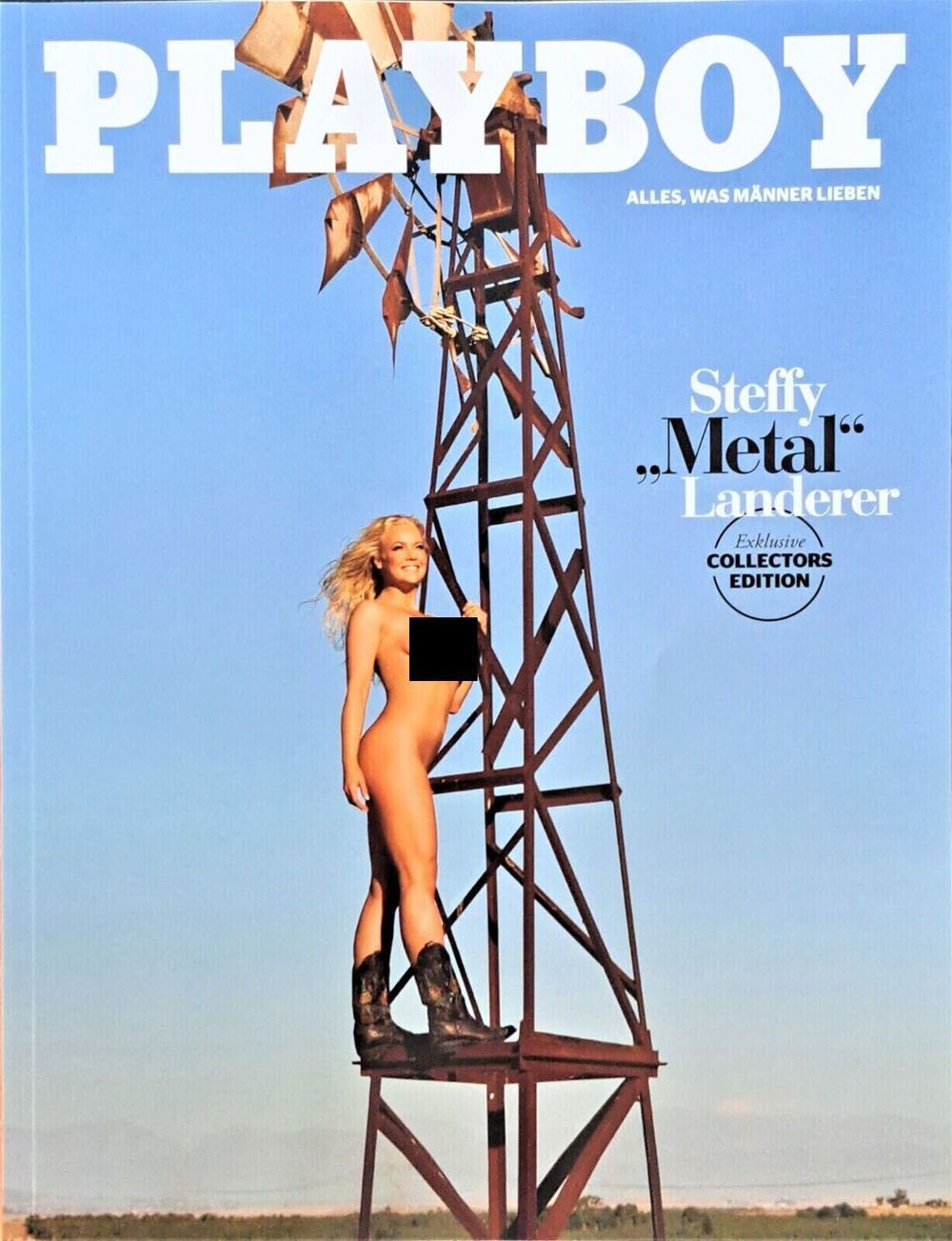 Playboy Magazin Deutschland 2023-08 Steffy Metal Landerer