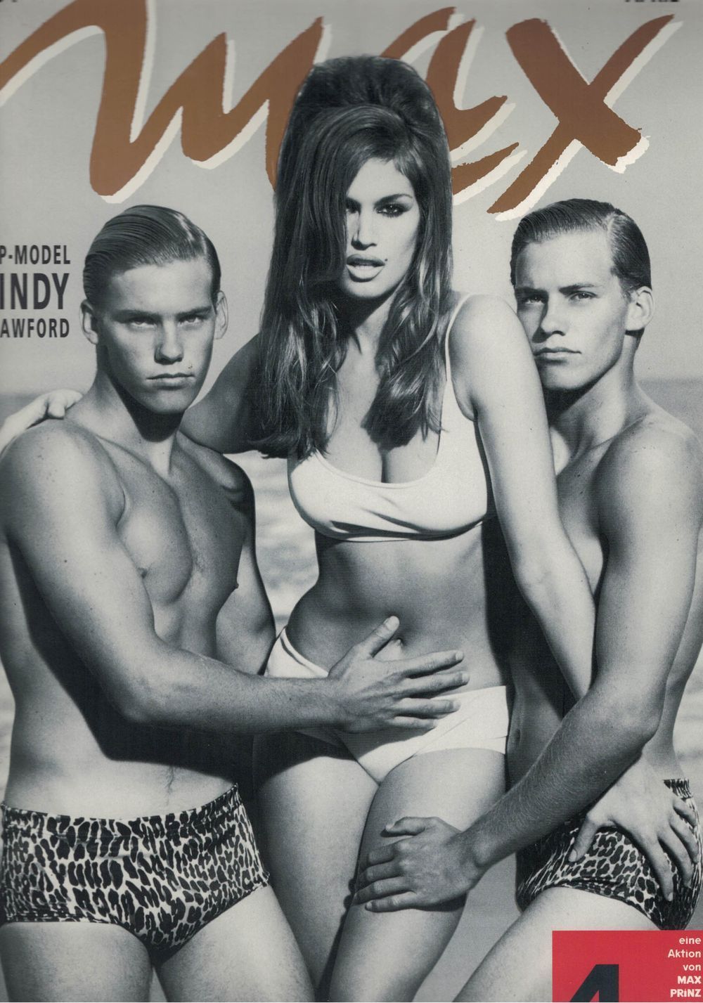 Max Magazin Deutschland 1994-04 Cindy Crawford Jean-Michel Basquiat