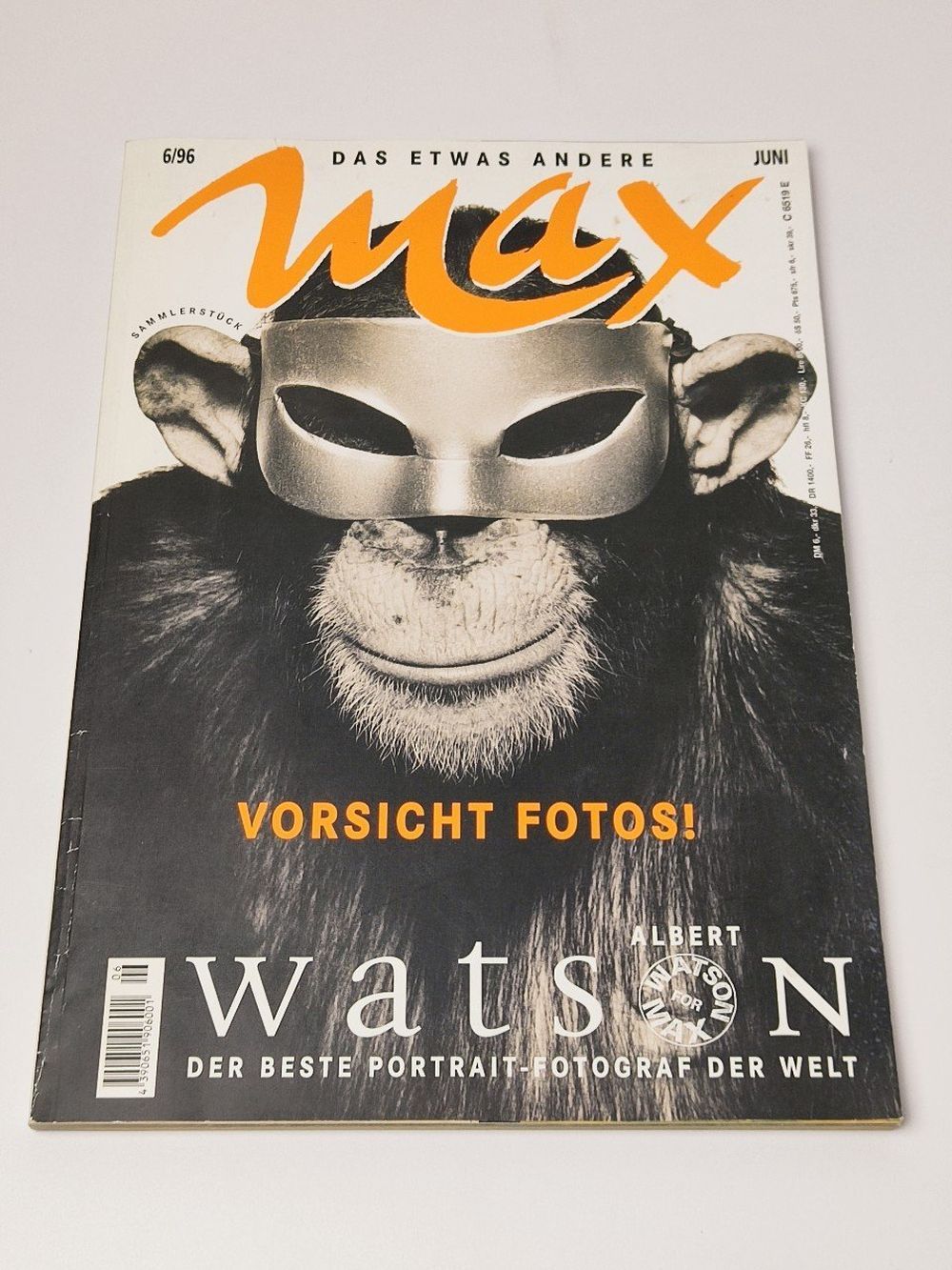 Max Magazin Deutschland 1996-06 Albert Watson Sinead O'Connor Sean Penn