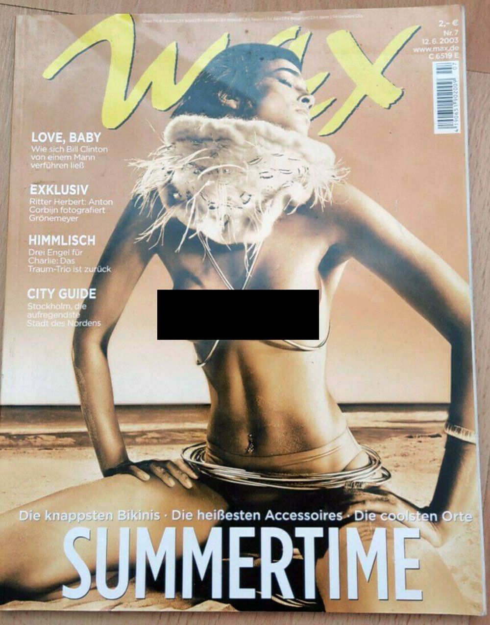 Max Magazin Deutschland 2003-07 Bill Clinton Charly