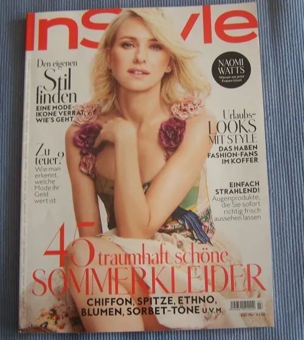 InStyle Magazin Deutschland 2017-07 Naomi Watts