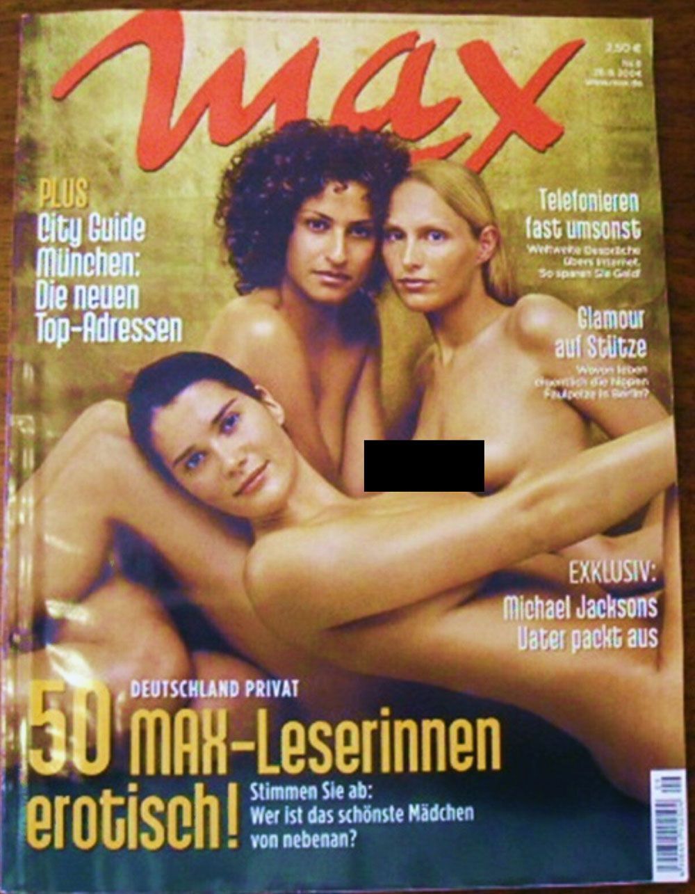 Max Magazin Deutschland 2004-08 Michael Jackson