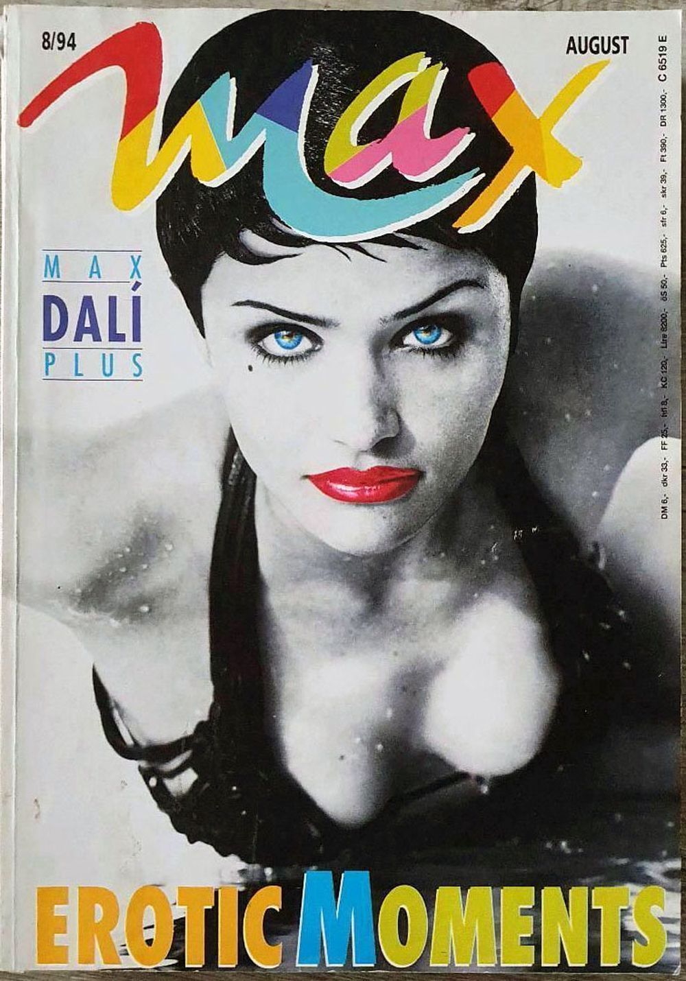 Max Magazin Deutschland 1994-08 Helena Christensen Dali