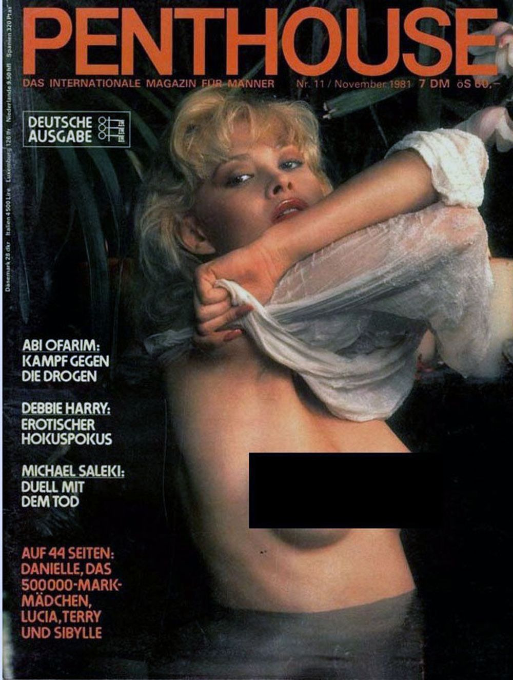 Penthouse Magazin Deutschland 1981-11 Terry Armstrong Debbie Harry Michael Saleki