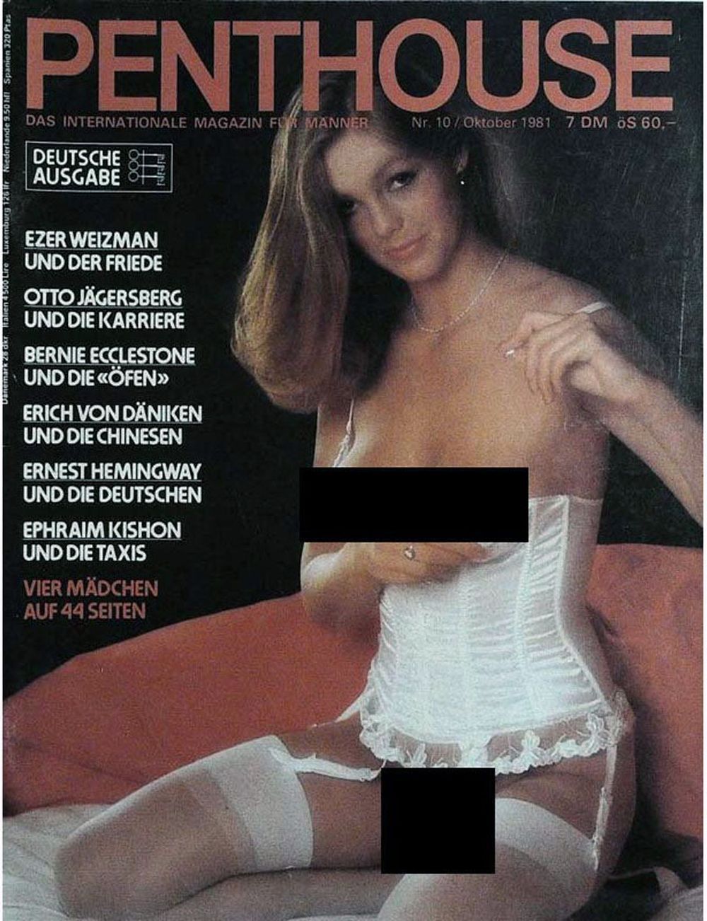Penthouse Magazin Deutschland 1981-10 Helga Bernie Ecclestone Ernest Hemingway