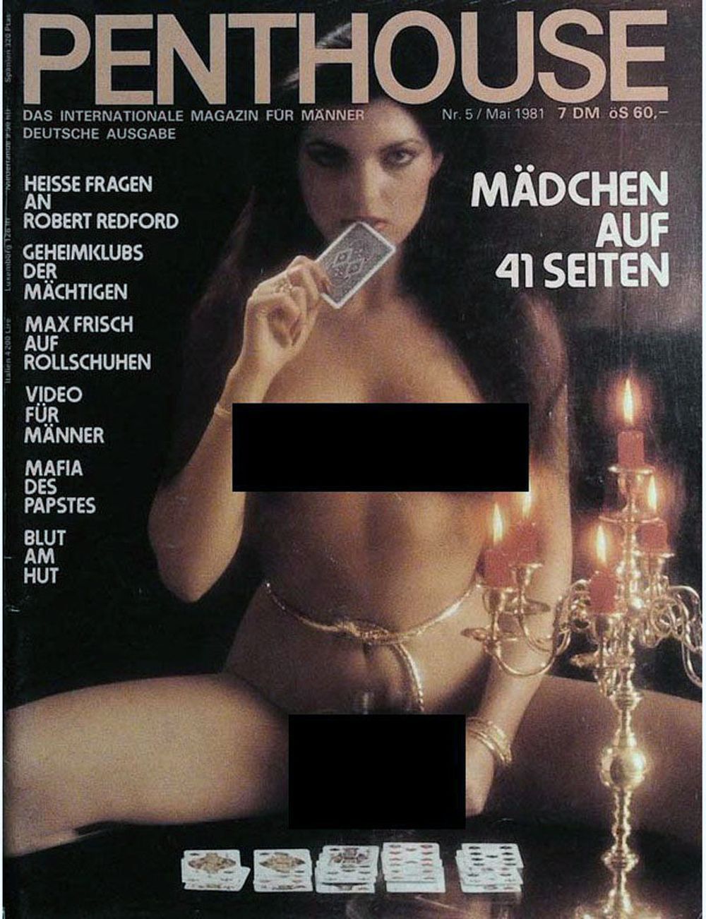 Penthouse Magazin Deutschland 1981-05 Katharina Anbar Robert Redford Max Frisch