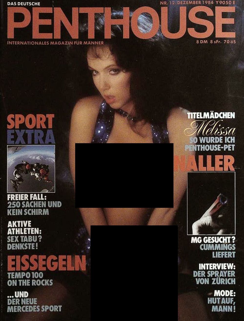 Penthouse Magazin Deutschland 1984-12 Melissa Cummings