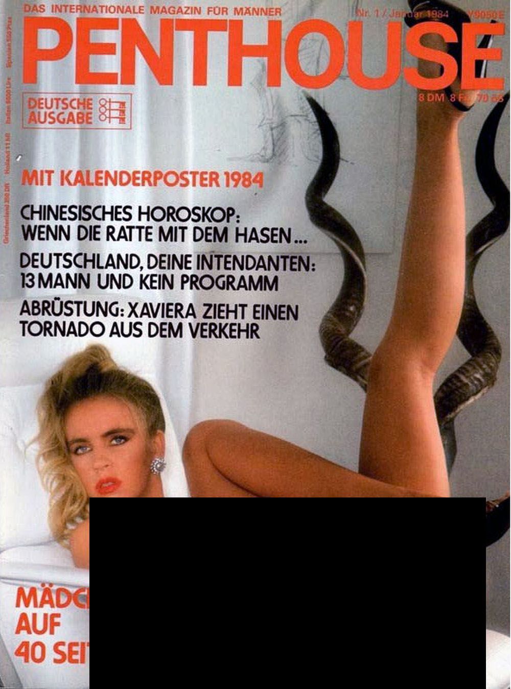 Penthouse Magazin Deutschland 1984-01 Christine Xaviera