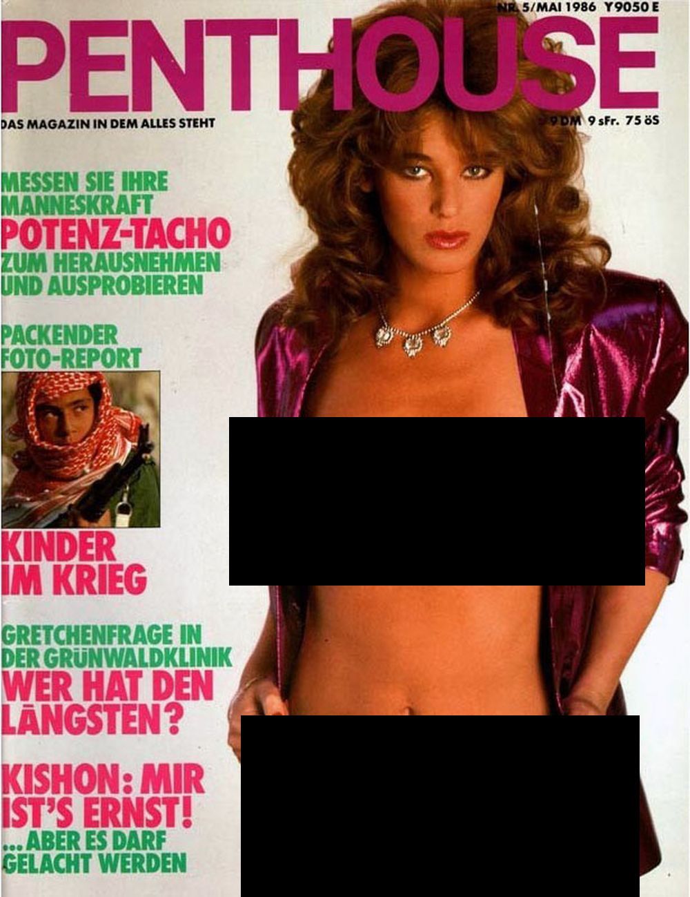 Penthouse Magazin Deutschland 1986-05 Michaela Kishon