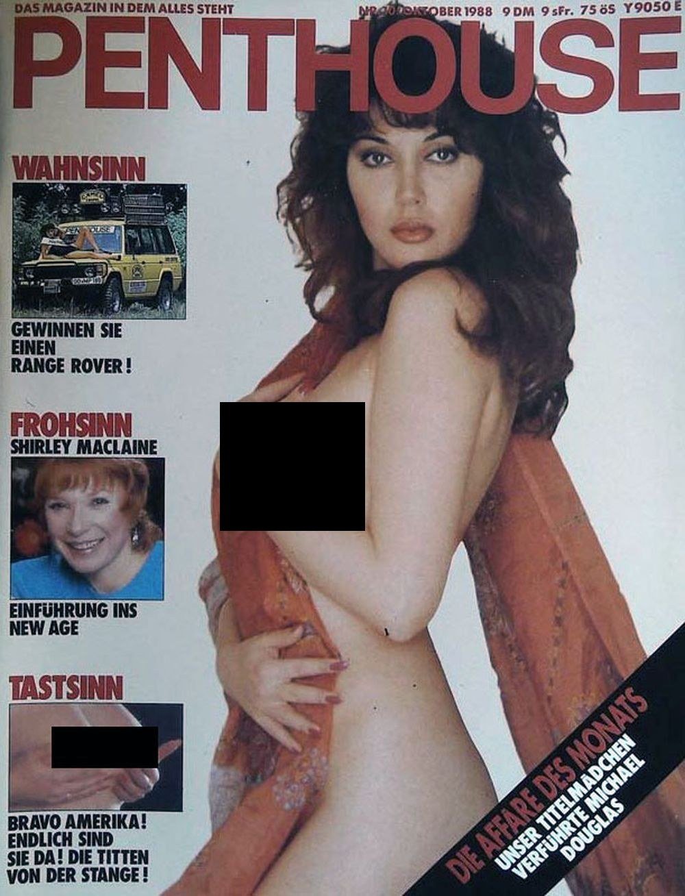 Penthouse Magazin Deutschland 1988-10 Loredana Romito Michael Douglas Shirley MacLaine