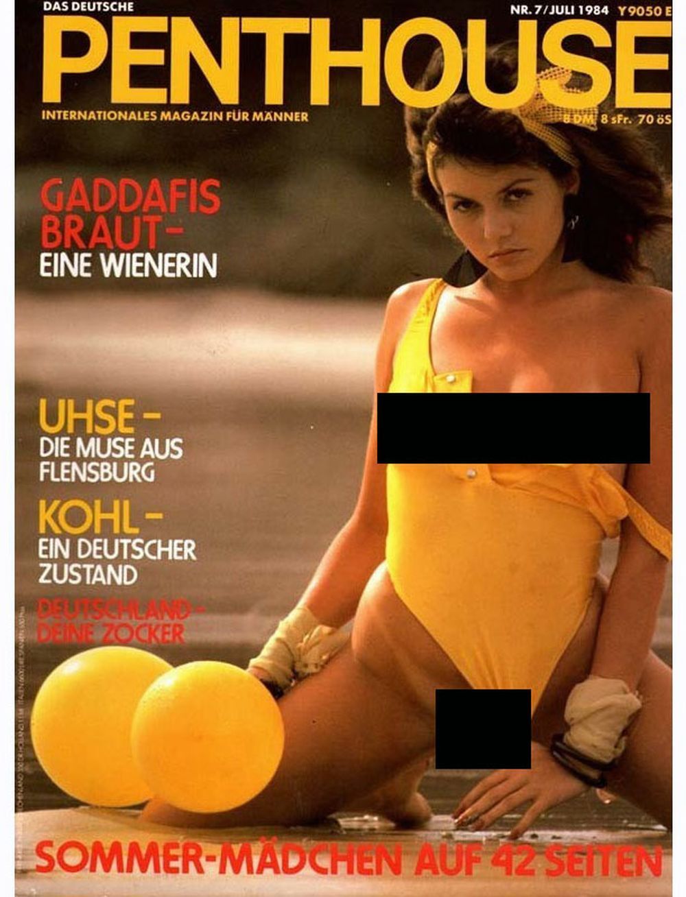 Penthouse Magazin Deutschland 1984-07 Stacy Cole Gaddafi Uhse Kohl