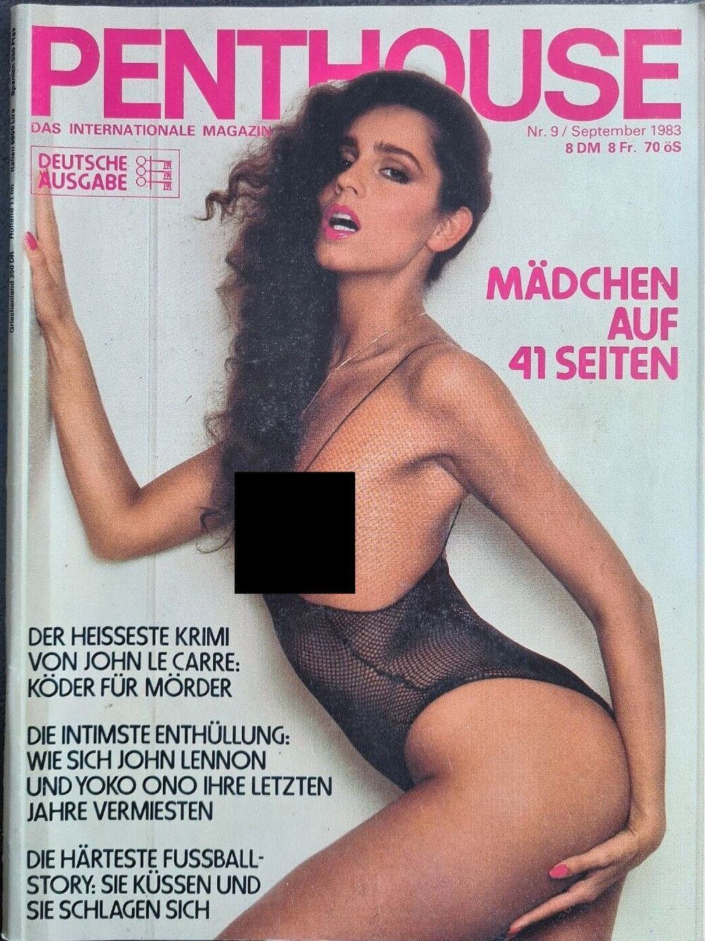 Penthouse Magazin Deutschland 1983-09 John Le Carré John Lennon Yoko Ono