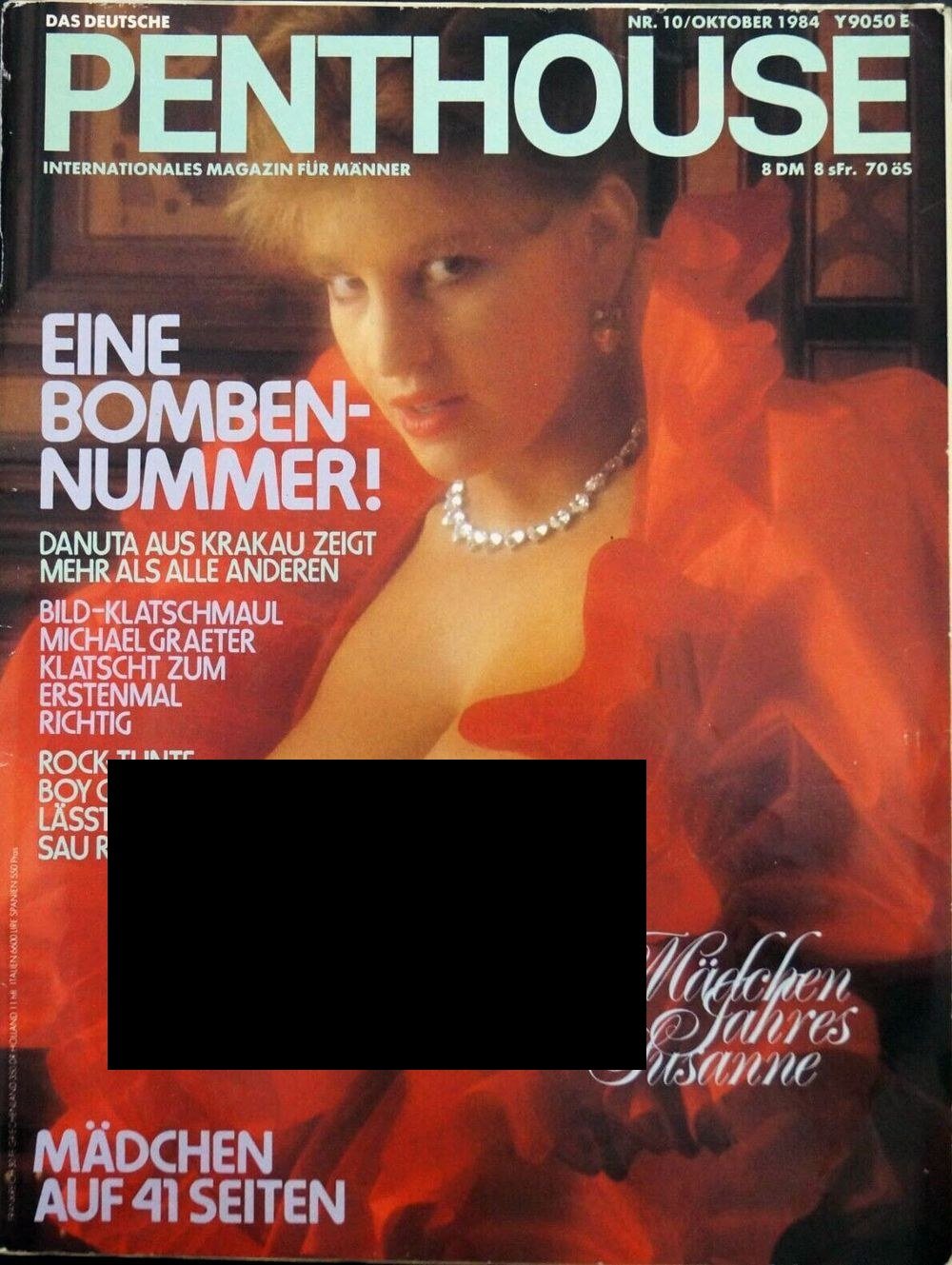 Penthouse Magazin Deutschland 1984-10 Danuta Boy George Michael Graeter