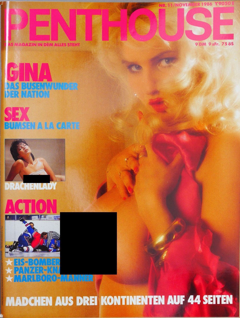 Penthouse Magazin Deutschland 1986-11 Gina