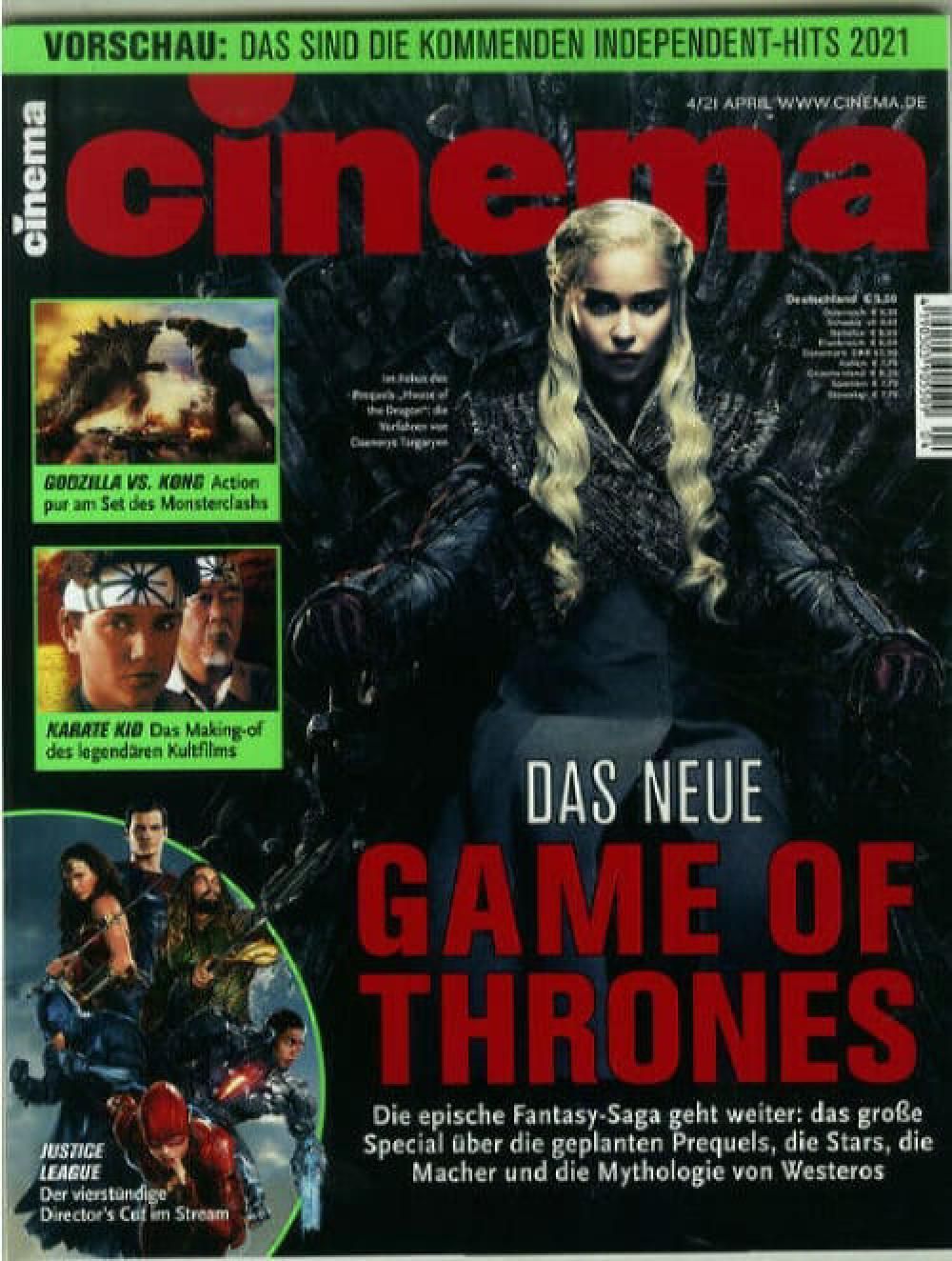 Cinema Magazin Deutschland 2021-04 Emilia Clarke