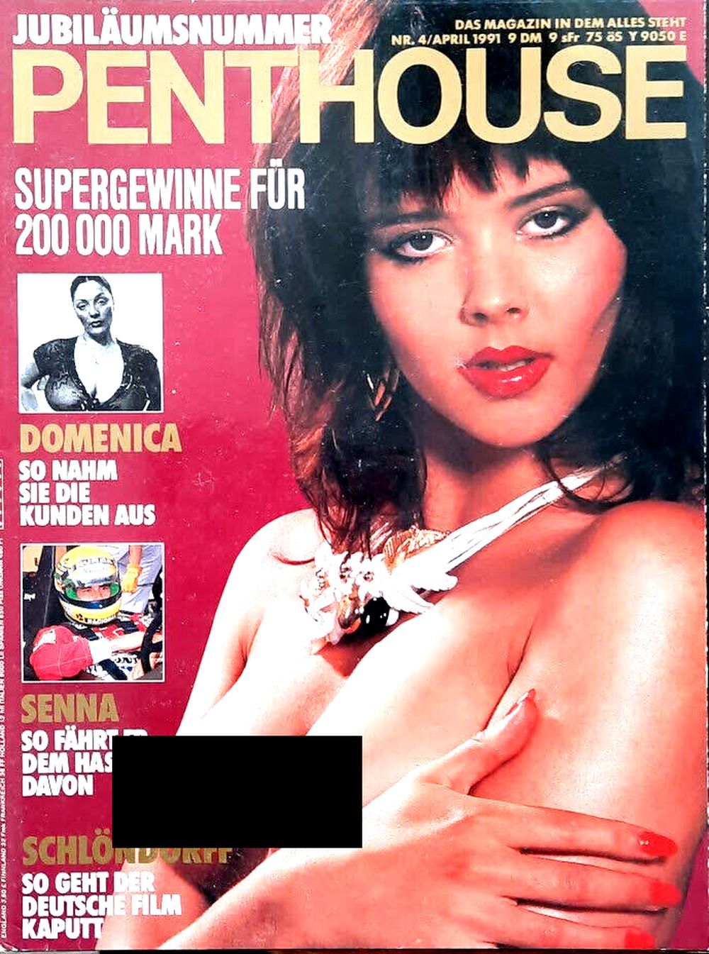 Penthouse Magazin Deutschland 1991-04 Ayrton Senna Volker Schlöndorff