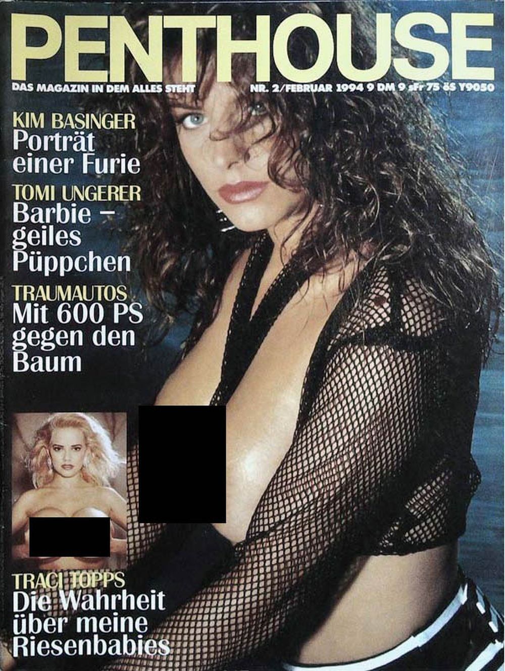 Penthouse Magazin Deutschland 1994-02 Nicole Kim Basinger Traci Topps