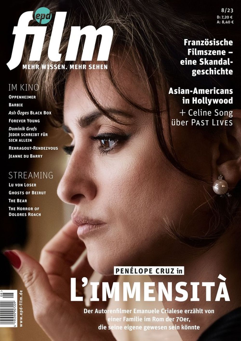 EPD Film Magazin Deutschland 2023-08 Penelope Cruz Greta Lee