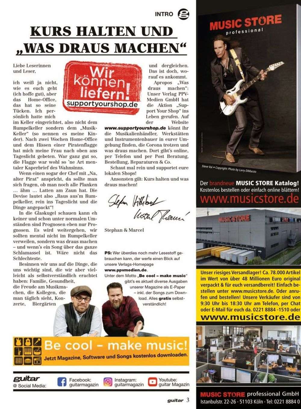 Guitar Magazin Deutschland 2020-05 Deep Purple Iron Maiden Axel Rudi Pell Matt Heafy
