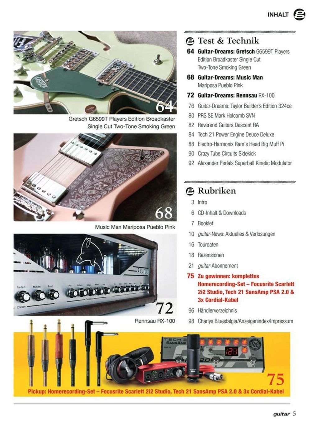 Guitar Magazin Deutschland 2020-05 Deep Purple Iron Maiden Axel Rudi Pell Matt Heafy