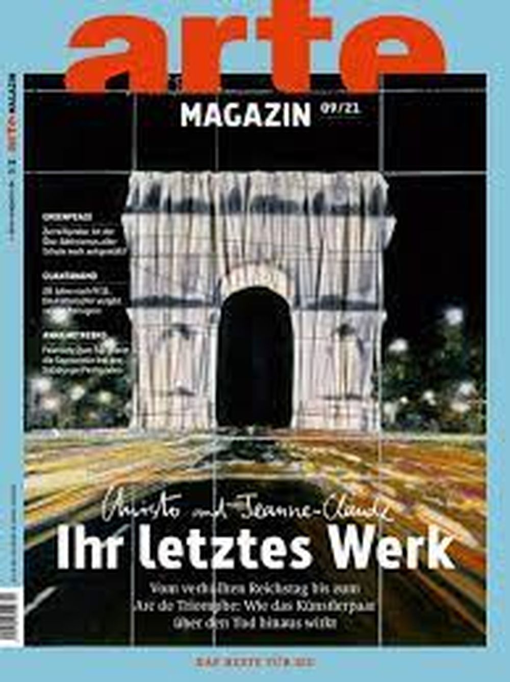 Arte Magazin Deutschland 2021-09 Christo