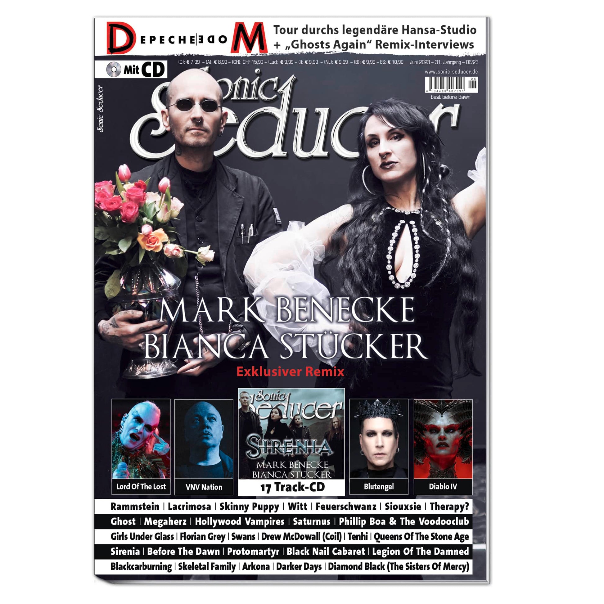 Sonic Seducer Magazin Deutschland 2023-06 Lord Of The Lost VNV Nation Blutengel