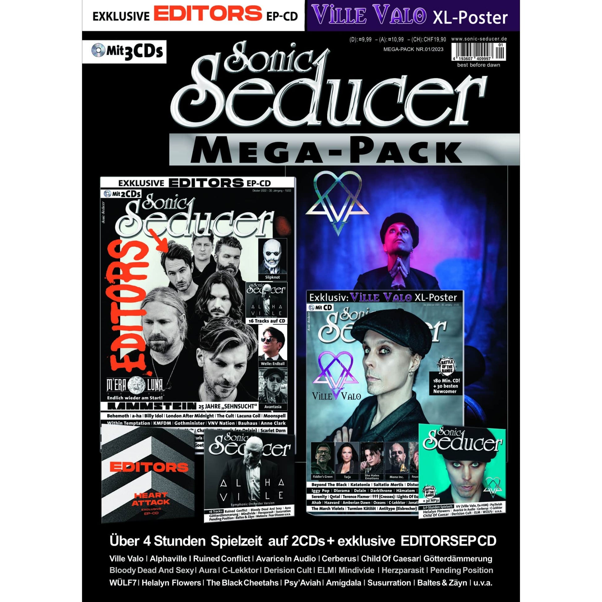 Sonic Seducer Magazin Deutschland 2022-12+01 Ville Valo HIM She