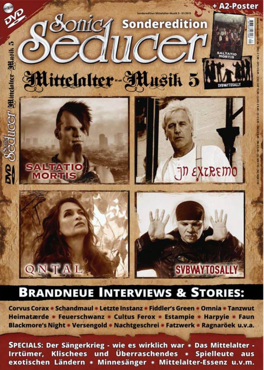 Sonic Seducer Magazin Deutschland 2015 In Extremo Qntal