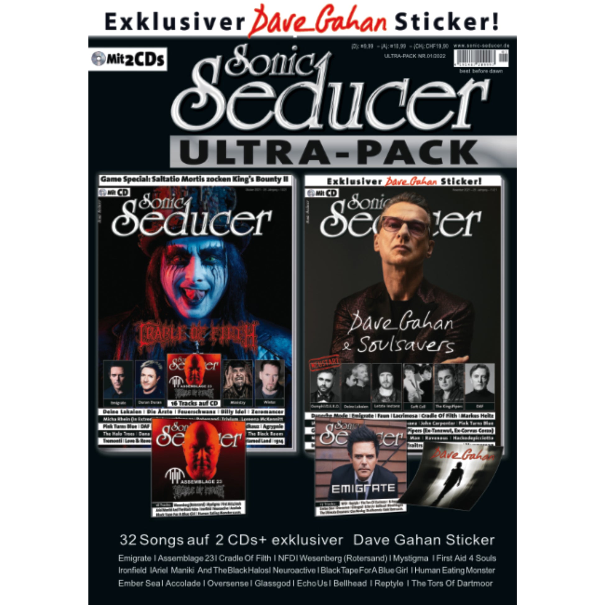 Sonic Seducer Magazin Deutschland 2021-10 Cradle Of Filth Emigrate