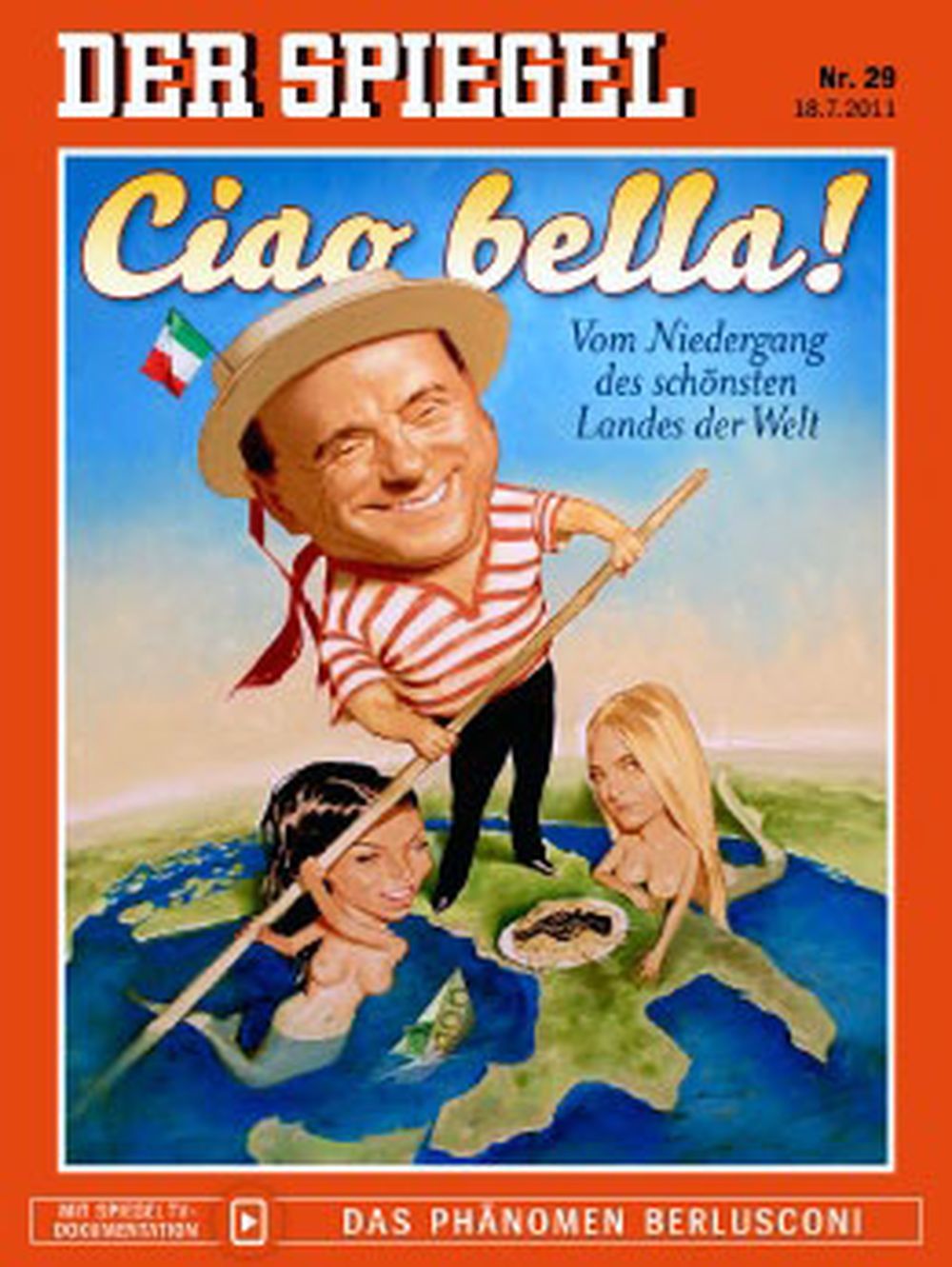Der Spiegel Magazin Deutschland 2011-29 Silvio Berlusconi