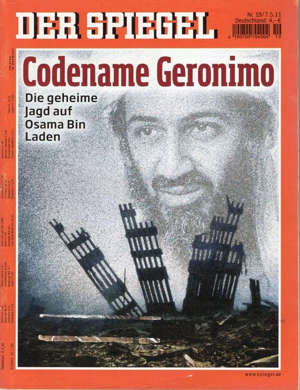Der Spiegel Magazin Deutschland 2011-19 Bin Laden