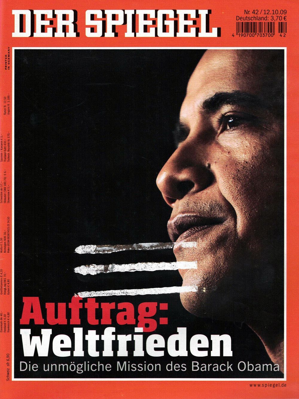 Der Spiegel Magazin Deutschland 2009-42 Barack Obama