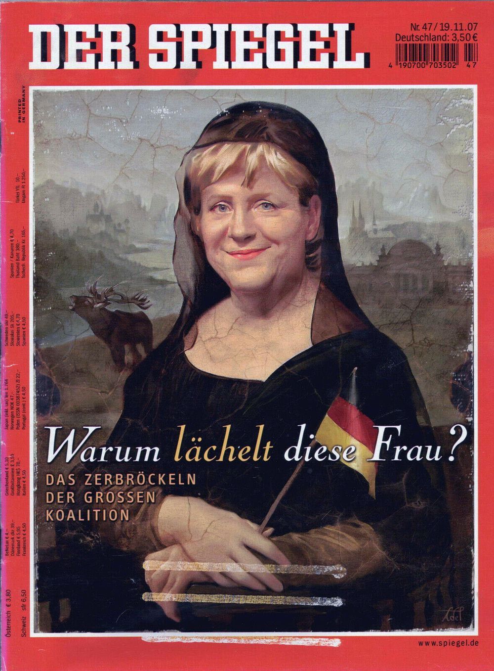 Der Spiegel Magazin Deutschland 2007-47 Angela Merkel