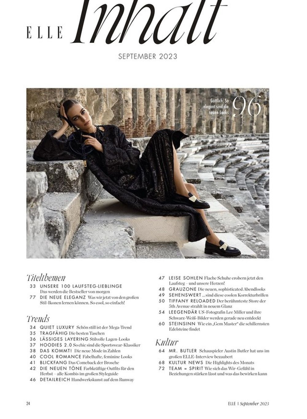 Elle Magazin Deutschland 2023-09 Vanessa Axente