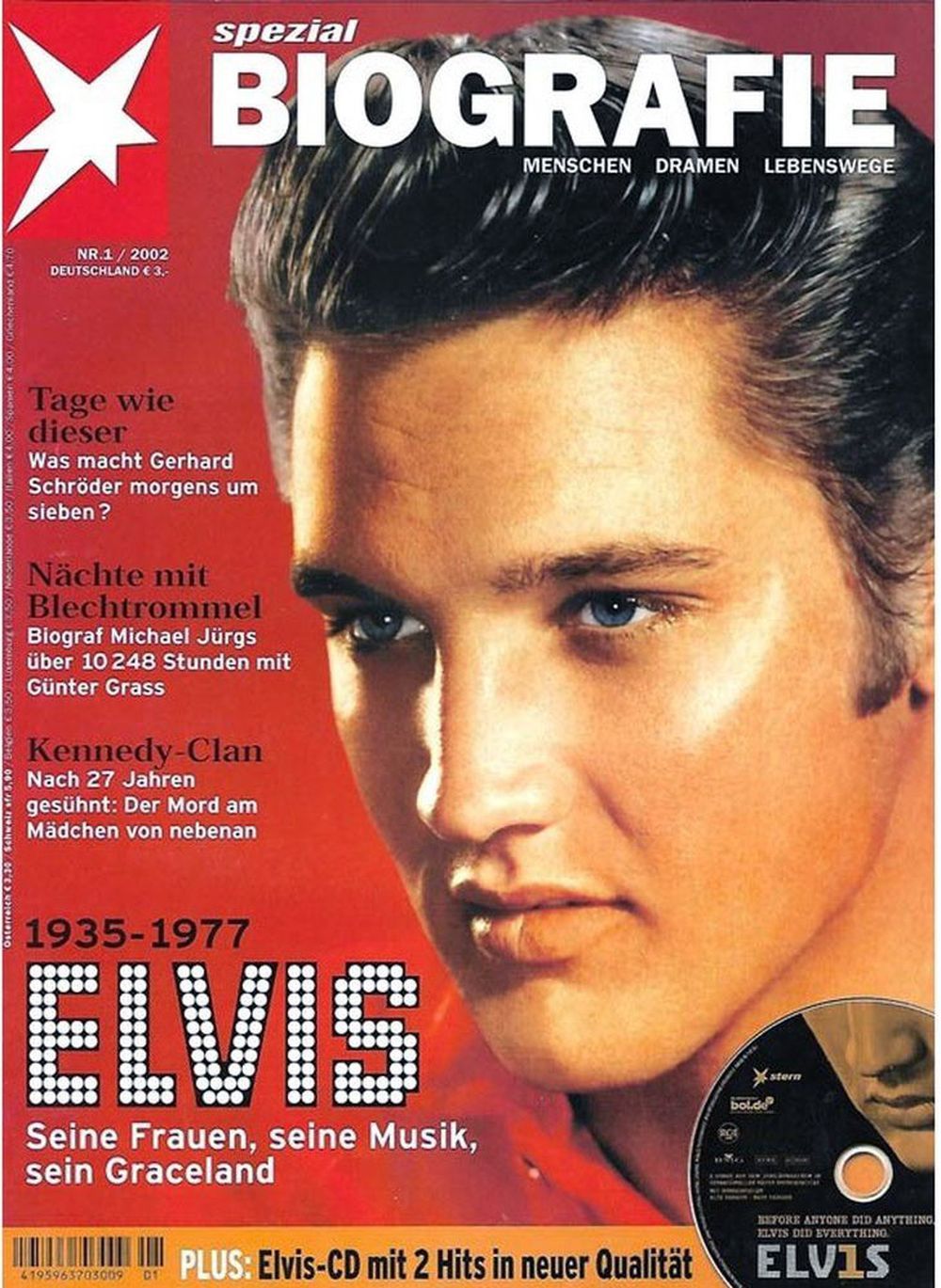Stern Biografie Magazin Deutschland 2002-01 Elvis Presley