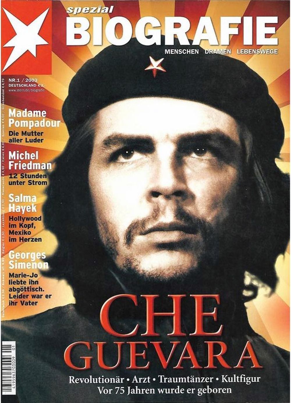 Stern Biografie Magazin Deutschland 2003-01 Che Guevara Salma Hayek Georges Simenon