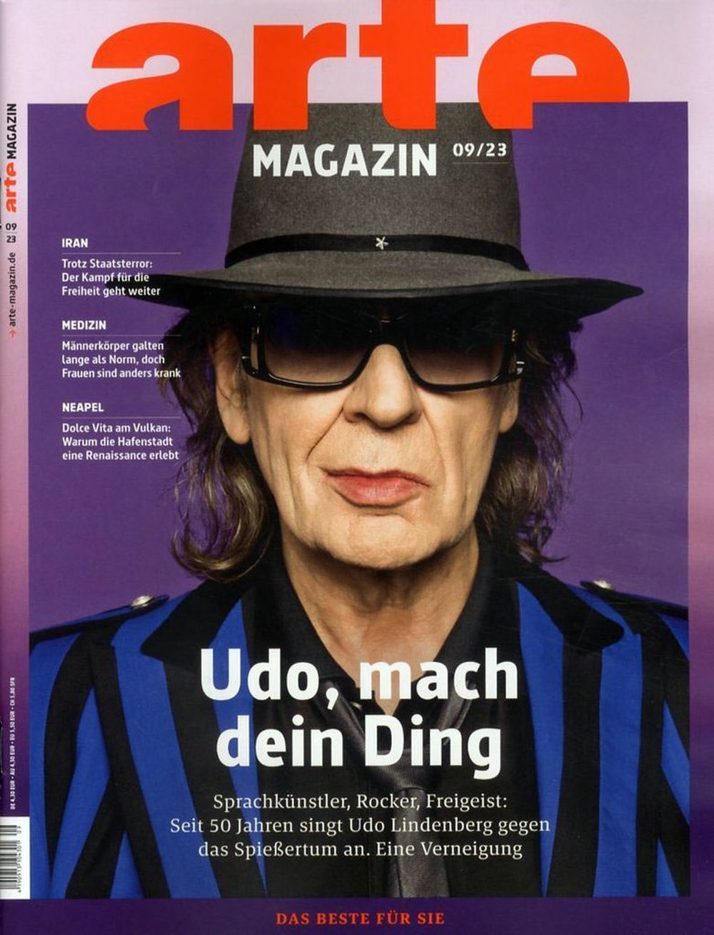 Arte Magazin Deutschland 2023-09 Udo Lindenberg